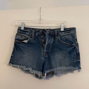 Free People size 25 denim shorts